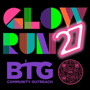 GLOW Run 5K hosted by BTG Community Outreach home