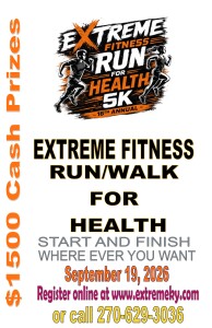 Extreme Fitness (Virtual) Run For Health 16th Annual home