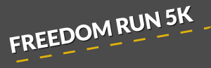 William R, Gaines Jr Freedom Run 5K logo