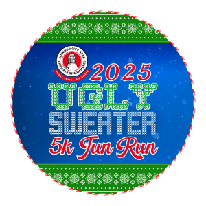 Ellwood City Area Chamber of Commerce "Ugly Sweater 5K" logo