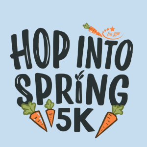 Hop Into Spring 5K logo