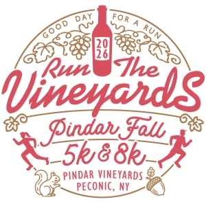 Run the Vineyards - Pindar Fall 5K and 8K logo