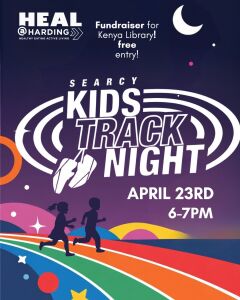 Searcy Kids Track Night- Fundraiser for a Library in Kenya with the Rotich Foundation home