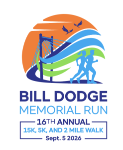16th Annual Bill Dodge Memorial Bay Run 15K, 5K, 2 Mile Walk home