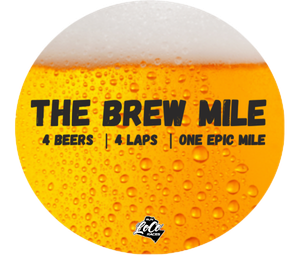 The BREW Mile logo