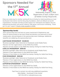 2026 MK 5K Run & Family Fun Walk logo