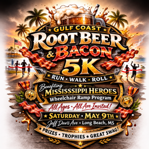 Gulf Coast Root Beer & Bacon 5K - May 9th - Long Beach, MS home