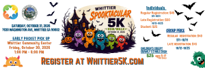 Whittier Spooktacular 5K logo