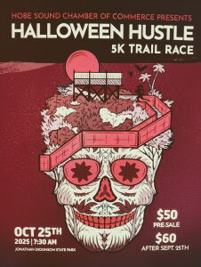 Hobe Sound Chamber                             Halloween Hustle 5K Trail Race home