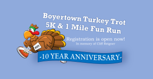 10th Annual Boyertown Turkey Trot home