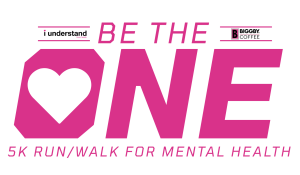 BIGGBY COFFEE B the One Walk/Run logo