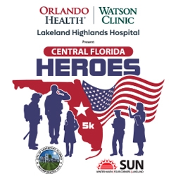 Central Florida Heroes 5k logo