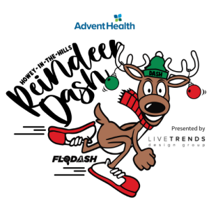 AdventHealth Howey-in-the-Hills Reindeer Dash 5K presented by LiveTrends Design Group logo