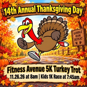 Fitness Avenue Turkey Trot 5K logo