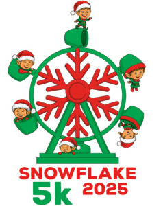 Santa's Snowflake 5k logo