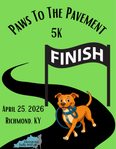 Paws to The Pavement 5K logo