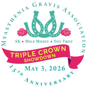 Myasthenia Gravis Association's Triple Crown Showdown 5k logo