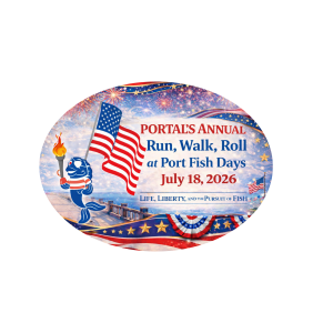 Portal 41st Fish Day Run/Walk/Roll 2026 - NEW FLAT CAPTAINS COURSE ADDED logo