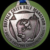 21st Annual Buffalo Creek Half Marathon logo