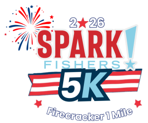 SPARK! Fishers 5K logo