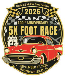 Route 66 Mother Road 5K Foot Race logo