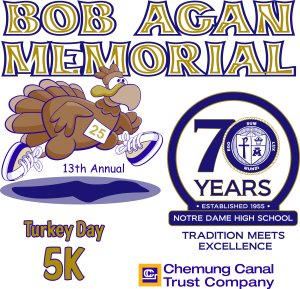 Notre Dame Bob Agan Memorial TD5K logo