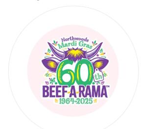 Lakeland Rotary's Rump Roast Run logo