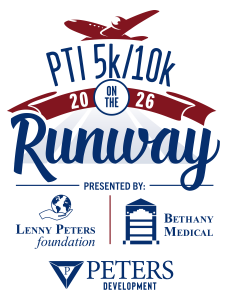 PTI 5k/10k Run on the Runway logo