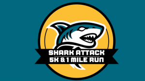 Shark Attack 5K & 1 Mile Run logo