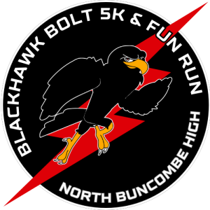 Blackhawk Bolt 5K & Fun Run at North Buncombe High School logo