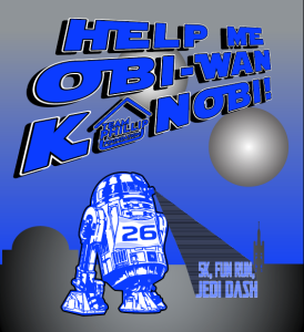 Team Phillip's "Help Me Obi Wan Kenobi" 5K, Fun Run and Jedi Dash home