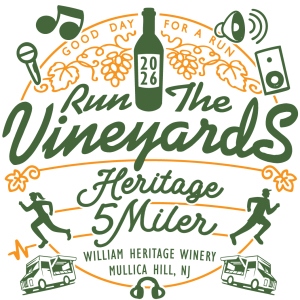 Run the Vineyards - William Heritage 5 Miler logo