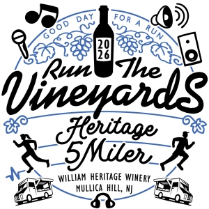 Run the Vineyards - William Heritage 5 Miler logo