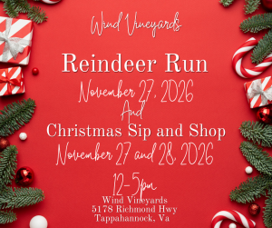 Wind Vineyards Reindeer Run/Walk logo