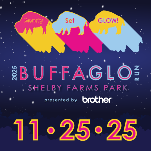 BuffaGLO presented by Brother logo