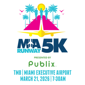 Miami Executive Airport |TMB| MIARunway 5K presented by Publix logo