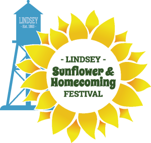 Lindsey Sunflower and Homecoming Festival 5k logo