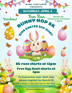 Wind Vineyards Bunny Hop logo