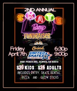 2nd Annual Skate Party Fundraiser