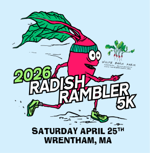 Radish Rambler 5k @ White Barn Farm logo