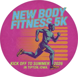 4th Annual New Body Fitness 5k logo