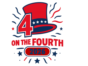 4 on the Fourth logo