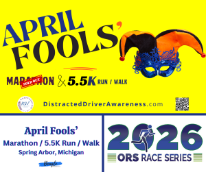APRIL FOOLS' Marathon & 5.5K logo