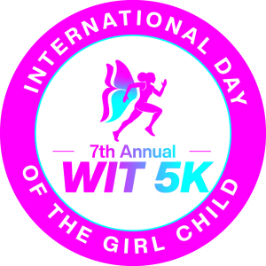 7th Annual WIT 5K on International Day of the Girl Child logo