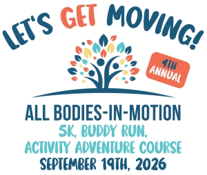 LET’S GET MOVING EVENT & 5K (4th Annual) logo