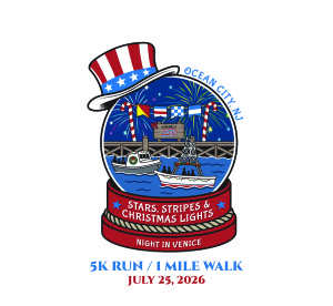 Ocean City Night In Venice 5K Run logo
