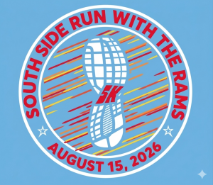 South Side Area MS & HS Run with the Rams 5k logo
