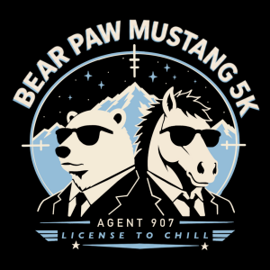 Mustang Bear Paw 5K logo