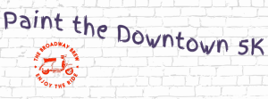 4th Annual Paint the Downtown 5K logo