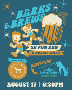 2026 Stafford Animal Shelter "Barks & Brews" 5K Fun Run & Doggie Walk logo